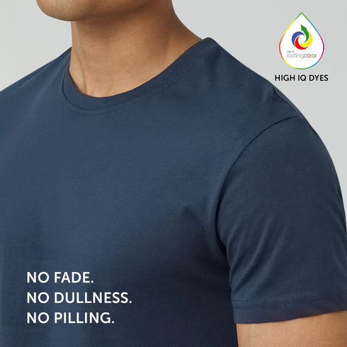 XYXX Pace Combed Cotton T-shirts Isle Blue
