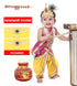 Raj Fancy Dresses Baby Krishna Yellow| Pink Dress for Janmashtami