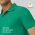XYXX Nova Combed Cotton Polo T-shirts Fiesta Green