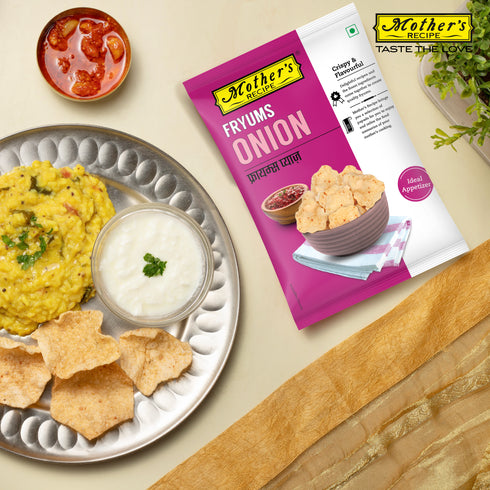 Mothers Recipe Pune Onion Fryums Papad