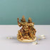Brass Shiv Parivar Colour Idol Statue 4.668Kg