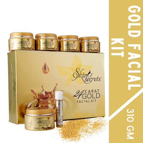 Skin Secrets India Skin Secrets 24k Gold Facial Kit for instant glow 310gm