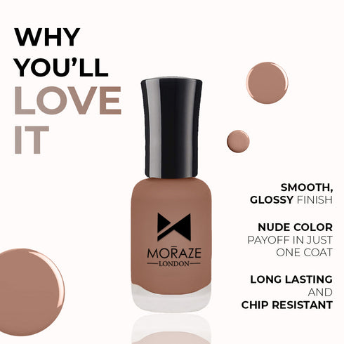 Moraze Cosmetic Nude Nail Polish
