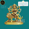 Tamas Brass Durga Mata with Lion Statue/Idol