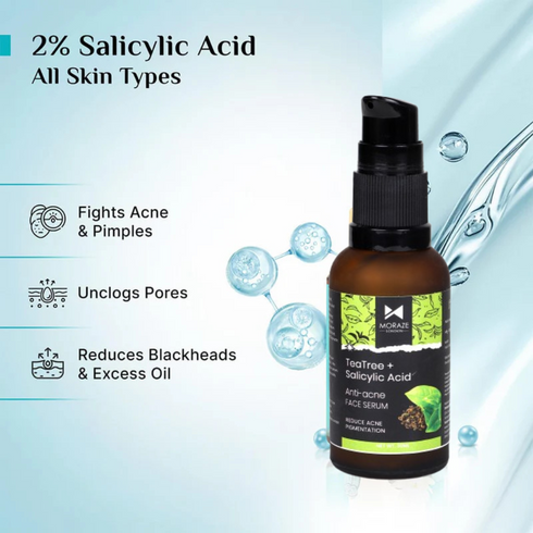 Moraze Cosmetics Skin Reborn 1 Acne Controlling Serum Free Lip Scrub