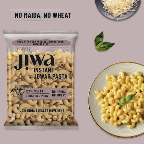 Jiwa Instant Jowar Macaroni Pasta