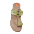 Vhaanfootwear Lemon Green Color Ladies Kolhapuri Chappal
