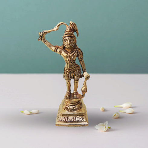 Brass Parshuram Statue 0.41Kg