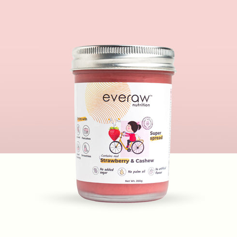 Everaw Nutrition Strawberry Cashew Butter