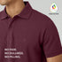 XYXX Nova Combed Cotton Polo T-shirts Merlot Maroon