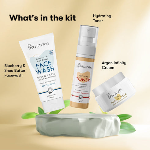 The Skin Story Simple Skincare Trio (CTM) Combo