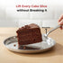 Vinod Stainless Steel Cake Desserts Server Set of 2 Highest Grade Stainless Steel Mirror Finish Rust Free Dishwasher Safe