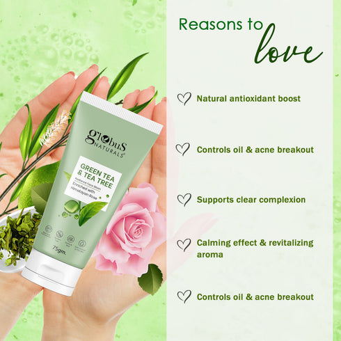Green Tea & Tea Tree Face Wash