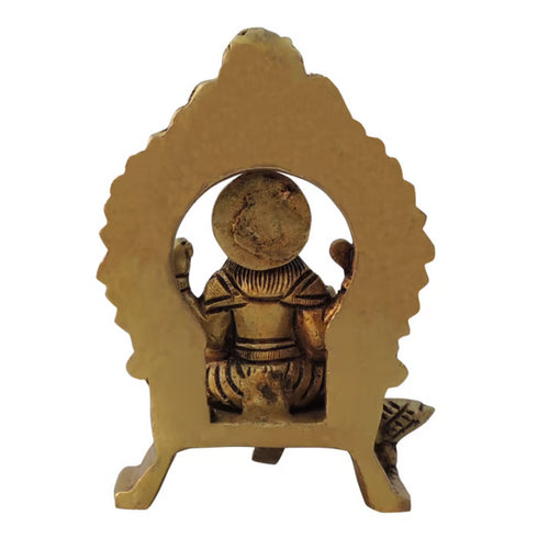Brass Seating Vishwakarma Idol 0.53 kg