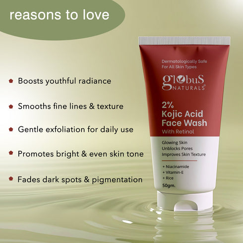 Globus Naturals 2% Kojic Acid Face Wash