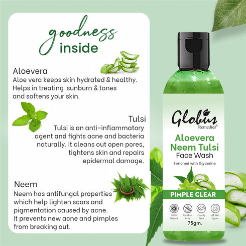 Aloe vera Neem Tulsi Face Wash