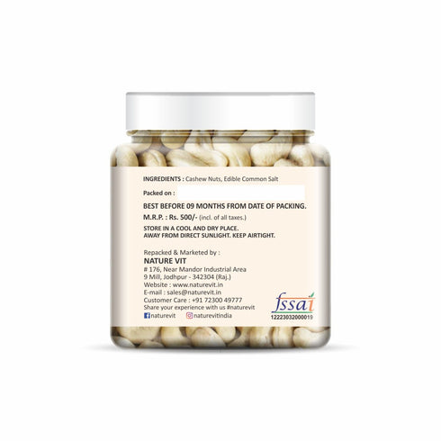 NatureVit Roasted & Salted Cashews