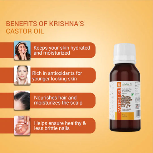 Krishna'S Herbal & Ayurveda Castor Oil