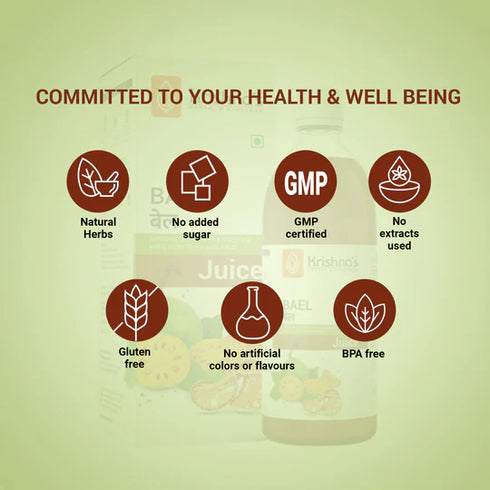 Krishna'S Herbal & Ayurveda Bael Sharbat