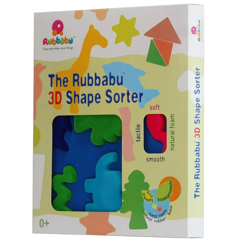 Rubbabu 3D Shape Sorter Animals
