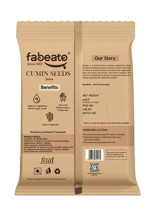 Fabeato Cumin Seeds Whole