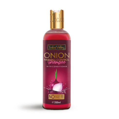 Indus Valleys Onion Hair Fall Control Shampoo with Conditioner 200ml