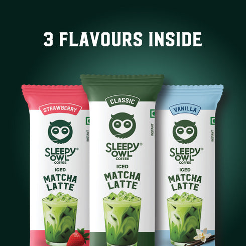 Sleepy Owl Coffee Assorted Iced Matcha Premix