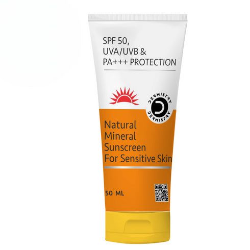 Dermistry Natural Mineral Sunscreen SPF 50 UVA UVB PA+++ Protection