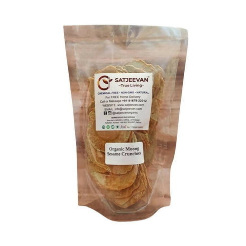 Satjeevan Organic Moong Sesame Crunchies