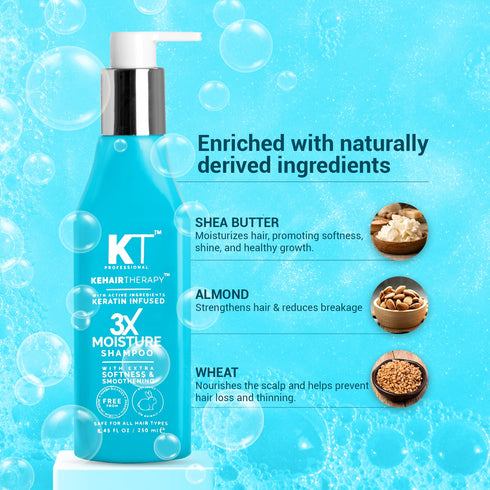 Kt Professional 3X Moisture Shampoo