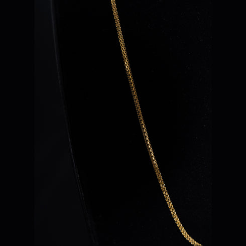 22 Carat Gold Casual Plain Chain 6.97g by Mahita Collections