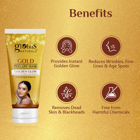 Globus Naturals Gold Peel Off Mask