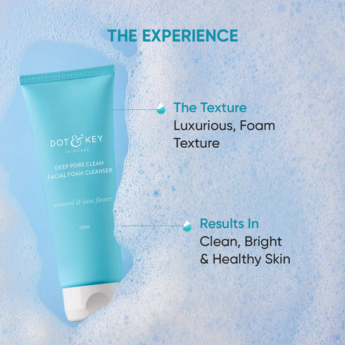 Dot and key Deep Pore Foaming Face Wash