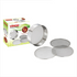 Vinod Stainless Steel 4 in 1 Chalni Set for Flour Authentic Steel Rust Free Easy to Clean and Dishwasher Safe