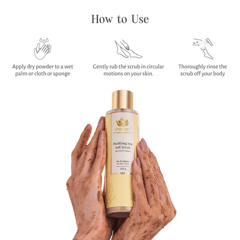 Shankara purifiying sea salt scrub