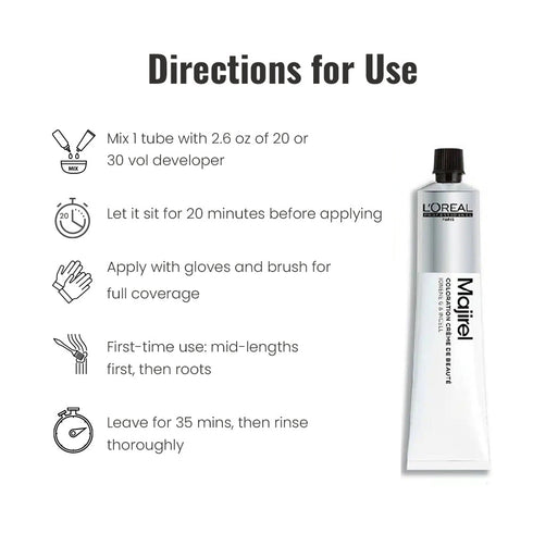 L'Oreal Professionnel Majirel 4.15 Brown With Mahogany Ash Permanent Hair Colour 50ml