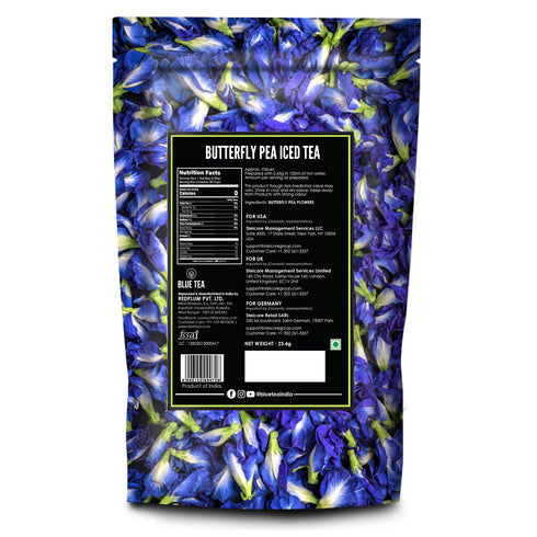 Blue Tea Butterfly Pea Iced Tea | 36 Teabags