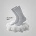 XYXX Crew-Length Socks - Cement Grey