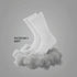 XYXX Crew-Length Socks - Polar White