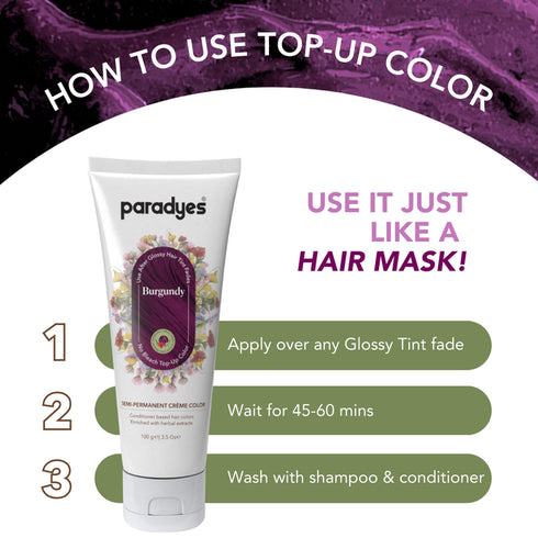 Paradyes No Bleach Berry Burgundy Combo
