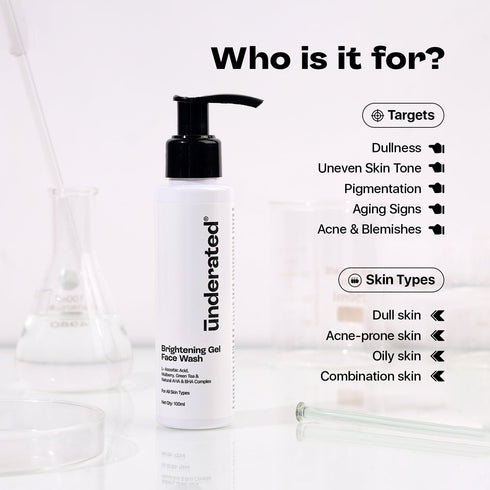 Underated Brightening Gel Face Wash