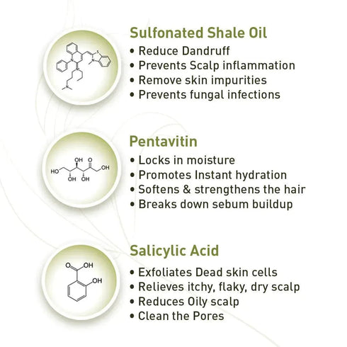 Keya Seth Aromatherapy Anti Dandruff Treatment Kit Shampoo & Solution with Salicylic, Tea Tree & Pentavitin