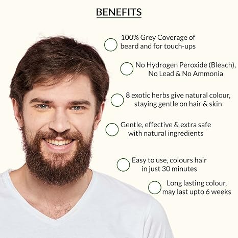 Indus Valley Hypo Allergic Beard Colour For Men