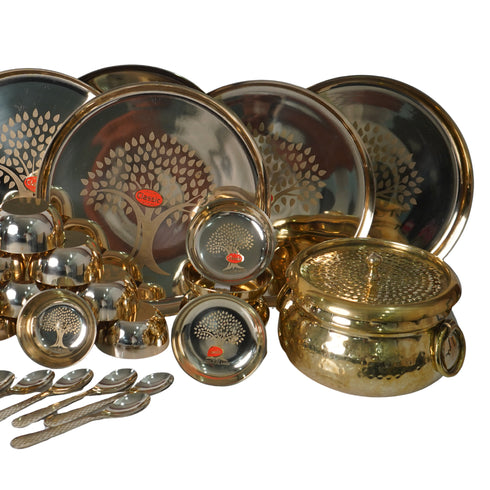 Pure Kansa dinner set (total 40 pcs) 13kg