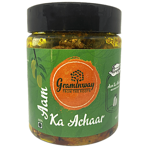 GRAMINWAY Aam Ka Achar - Dry Mango Pickle 200gm