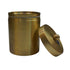 Brass Jar with Lid for Tea Sugar and Spice 419G 1 PCS