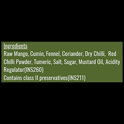 Bengamese Mango Pickle