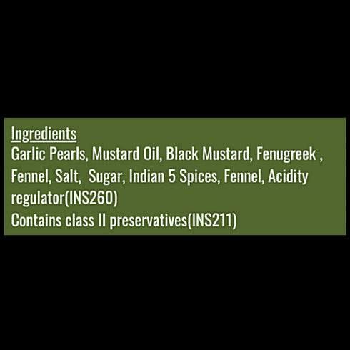 Bengamese Garlic Pickle