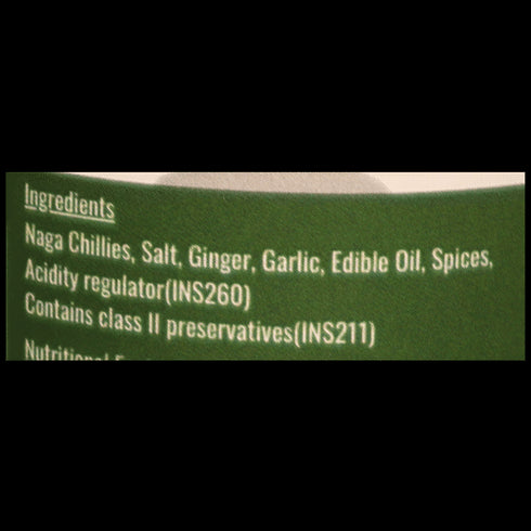 Bengamese Naga Chilli Pickle