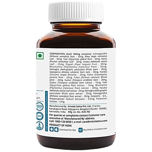 Sri Sri Tattva NAOQ19 Anti-Viral & Anti-Inflammatory Tablets - 500 mg
